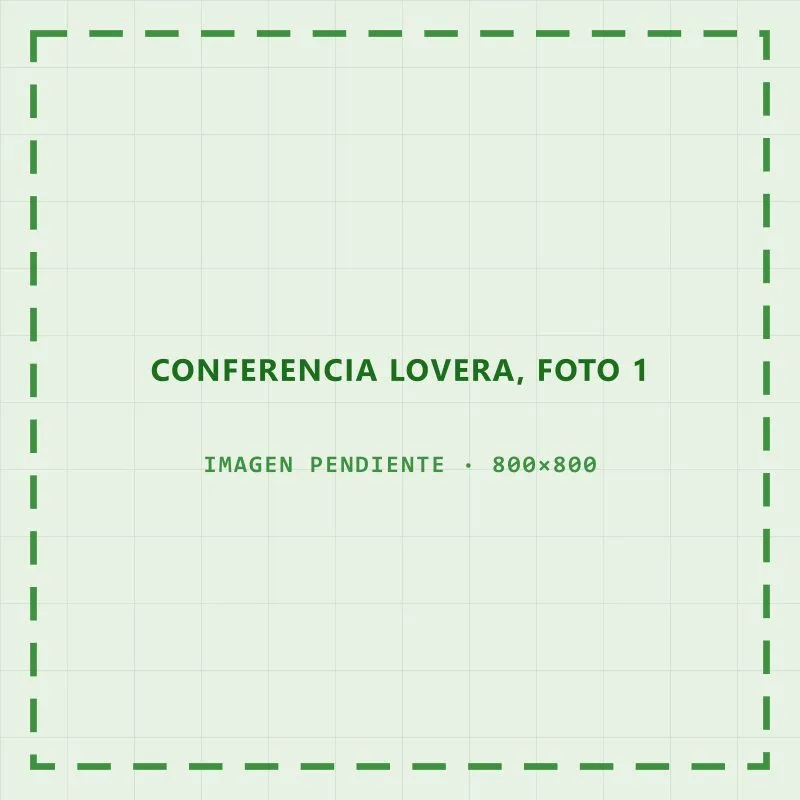 Apertura de la conferencia magistral del Econ. Oscar Lovera