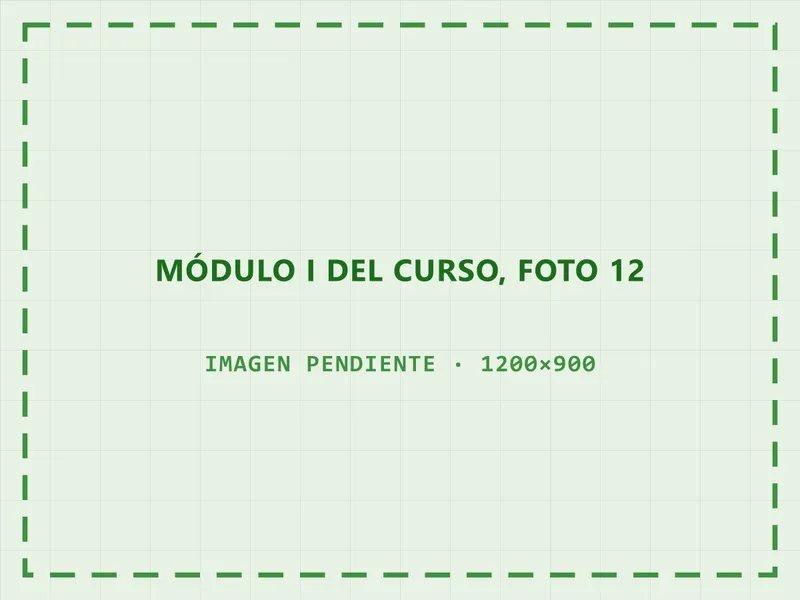 Foto grupal de los participantes del primer módulo