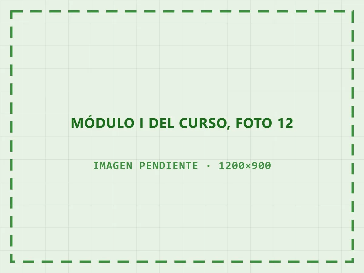 Foto grupal de los participantes del primer módulo