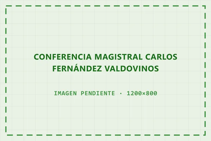 Invitación a la conferencia magistral de Carlos Fernández Valdovinos sobre América Latina